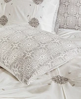 Madison Park Malia Embroidered Cotton 4-Pc. Duvet Cover Set, Full/Queen