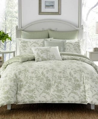 Laura Ashley Natalie Cotton Reversible Duvet Cover Sets