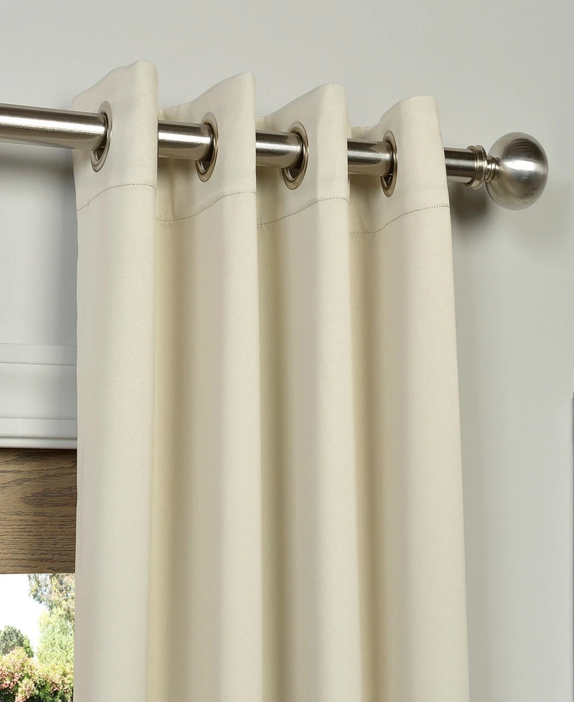 Half Price Drapes Eggnog Grommet Room Darkening Curtain