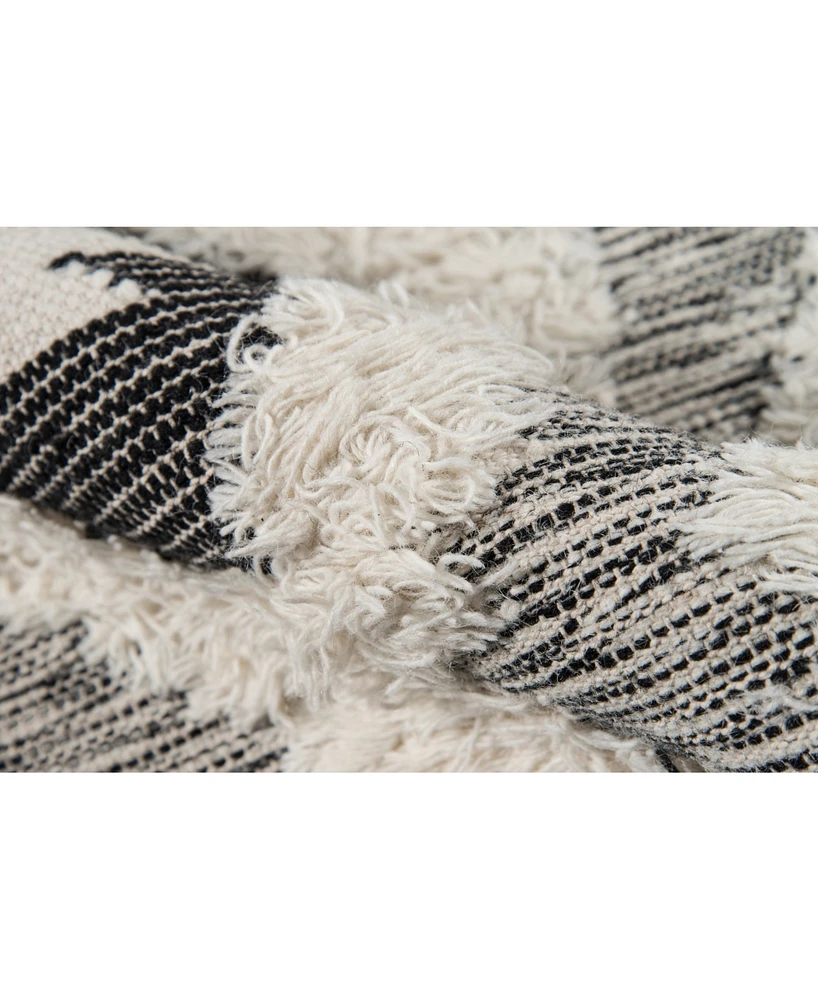 Novogratz Indio Ind-5 Black 2' x 3' Area Rug