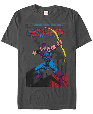 Marvel Men's Comic Collection Classic Style Hawkeye Short Sleeve T-Shirt