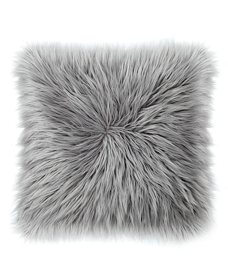 Juicy Couture Sheepskin Faux-Fur Decorative Pillow, 22" x 22"