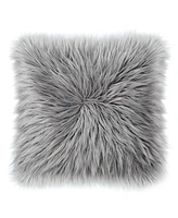 Juicy Couture Sheepskin Faux-Fur Decorative Pillow, 22" x 22"