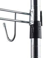 Trinity 3-Tier Rolling Garment Rack