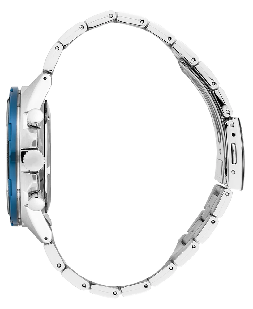 Seiko Men's Essentials Chronograph Stainless Steel Bracelet Watch 43.9mm