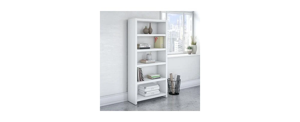 Kathy Ireland Office by Bush Furniture Echo 5 Shelf Bookcase