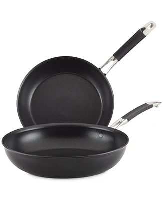 Anolon SmartStack 10" & 12" Hard-Anodized Nesting Skillet Set