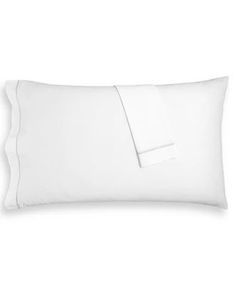 Closeout! Hotel Collection Italian Percale 100% Cotton Pillowcase Pair, Standard, Exclusively at Macy's