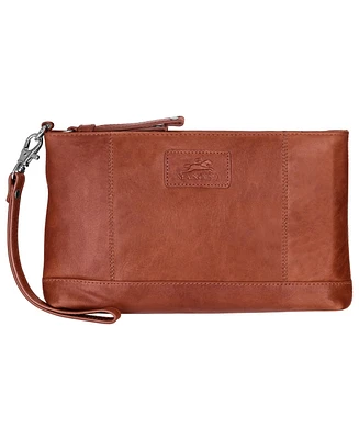 Mancini Casablanca Collection Rfid Secure Ladies Wristlet