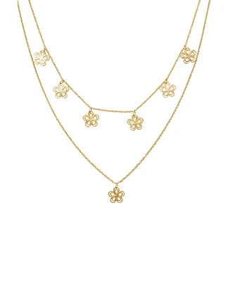 Amorcito Flower Child Layered Necklace