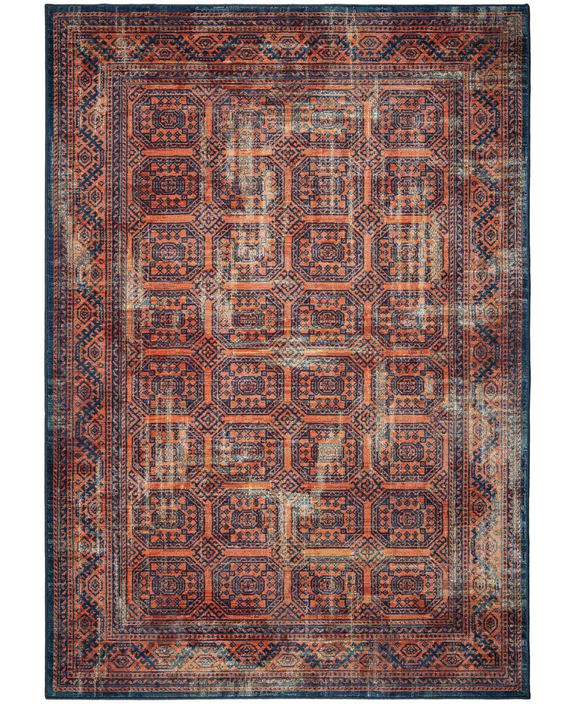 Closeout! Orian Alexandria Northern Mashad Thatch Red 5'1" x 7'6" Area Rug
