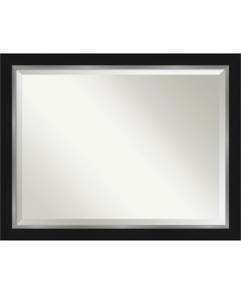 Amanti Art Eva Silver-tone Framed Bathroom Vanity Wall Mirror