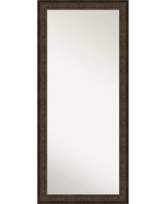 Amanti Art Ridge Framed Floor/Leaner Full Length Mirror, 29.5" x 65.50"