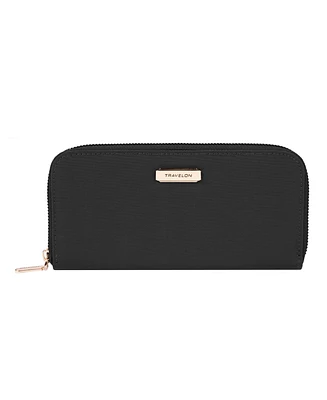 Travelon Rfid Blocking Zip Wallet