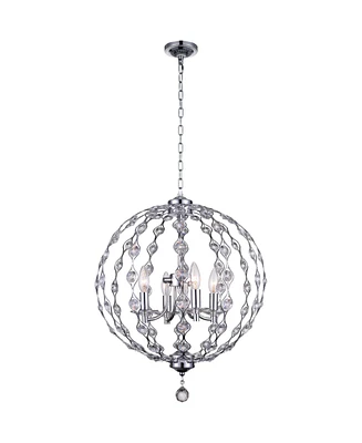 Cwi Lighting Esia 4 Light Chandelier