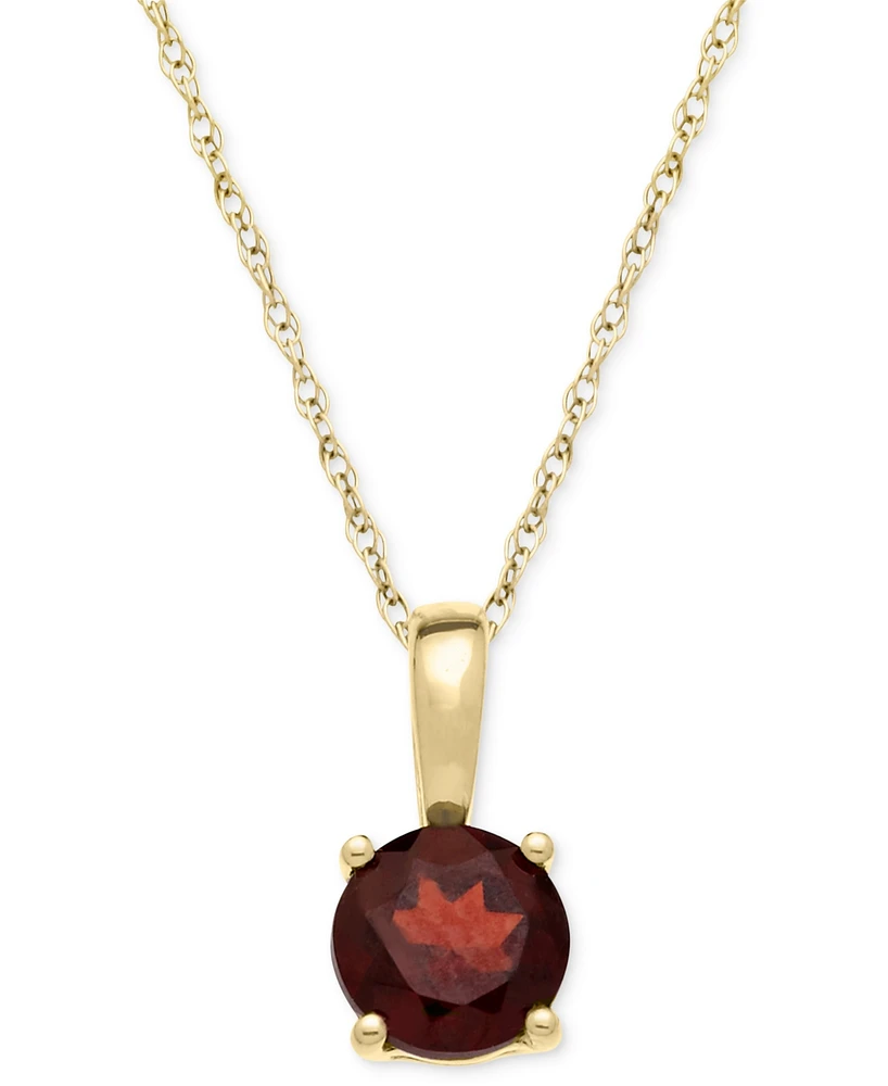Birthstone Pendant 14k Gold or White