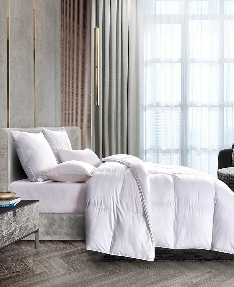 Blue Ridge Duraloft Down Alternative 500 Thread Count Windowpane Comforter