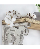 American Art Decor Wood Corbel Brackets, Set of 2