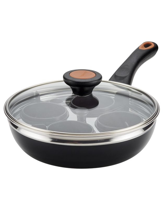 Farberware Glide Copper Ceramic 8" Nonstick Covered Egg Poacher