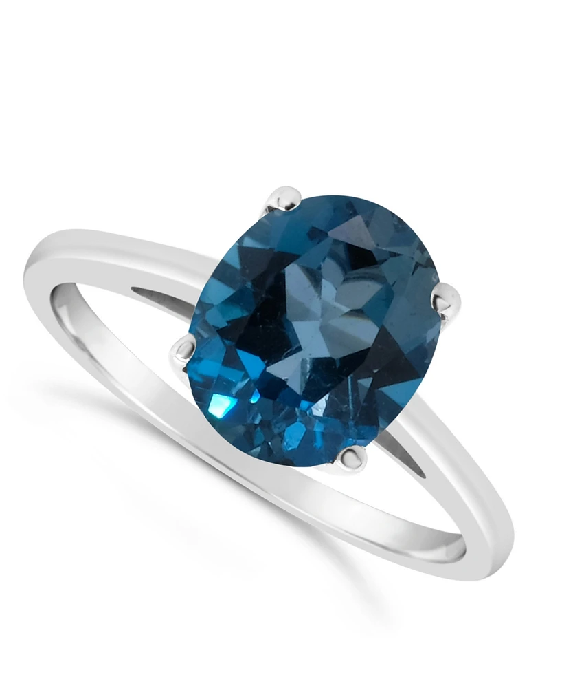 Amethyst (2-1/3 ct. t.w.) Ring Sterling Silver. Also Available Citrine (2-5/8 and London Blue Topaz (3