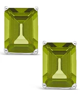 Peridot (3-3/8 ct. t.w.) Stud Earrings in Sterling Silver