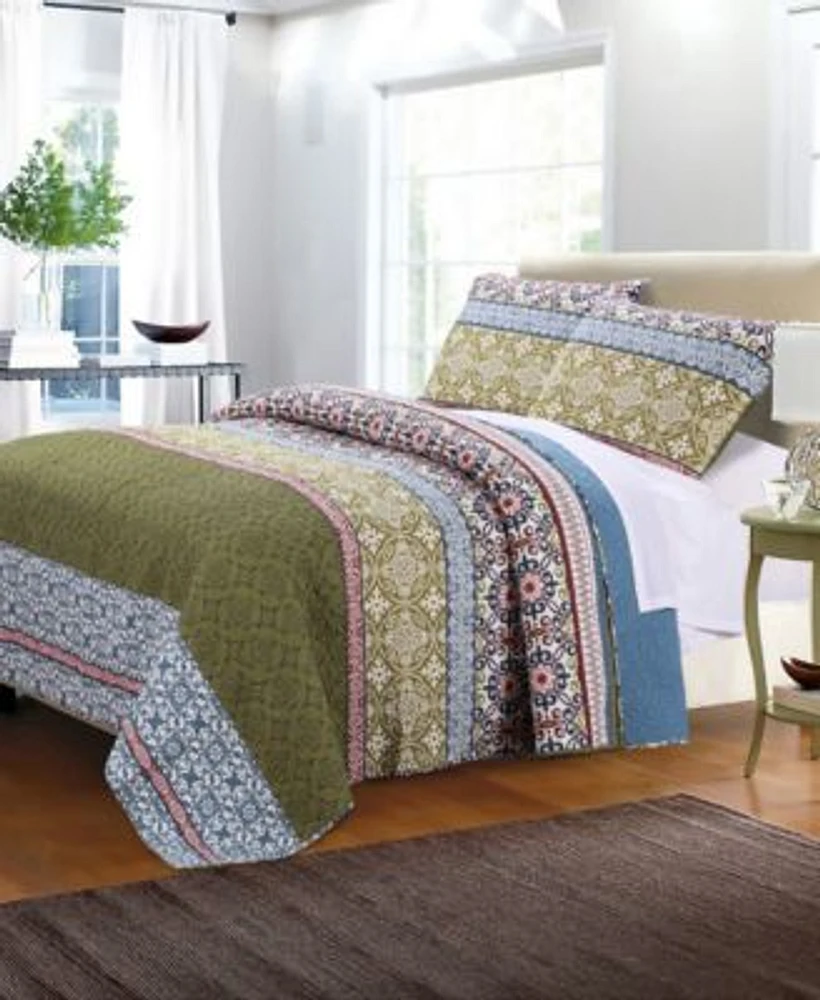 Greenland Home Fashions Shangri La Quilt Sets