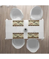Ambesonne Hummingbird Place Mats, Set of 4