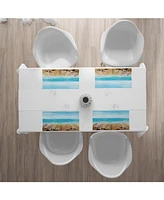 Ambesonne Seashells Place Mats, Set of 4