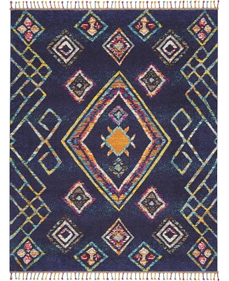 Closeout! Nourison Home Mecca MEC02 Navy 7'10" x 10'6" Area Rug