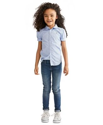 Polo Ralph Lauren Little Girls Oxford Shirt Jeans