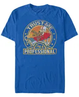 Fifth Sun Looney Tunes Men's Wile E. Coyote Trust Me I'M A Professional Short Sleeve T-Shirt