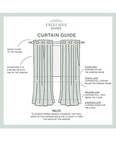 Exclusive Home Sateen Twill Woven Blackout Grommet Top Curtain Panel Pair, 52" x 108"
