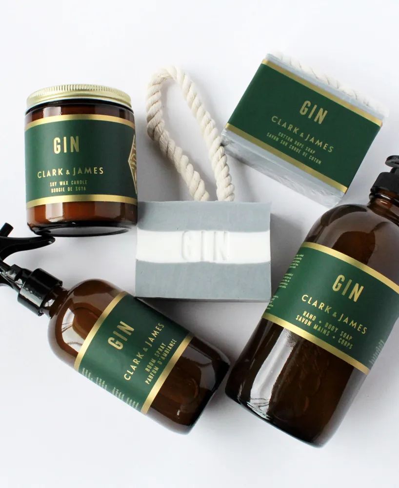 Dot & Lil Clark & James Gin Rope Soap