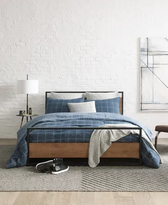 Kenneth Cole New York Holden Grid Comforter Set