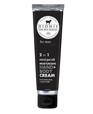 Dionis Men's Hand & Body Goat Milk Cream, 3.3 oz.