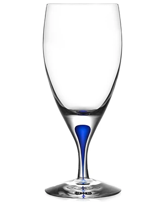 Orrefors Intermezzo Blue Iced Beverage Glass