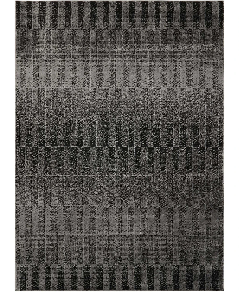 Long Street Looms Atilier ATI05 Onyx 7'10" x 10'6" Area Rug