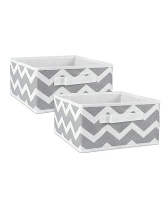 Design Imports 2-Pc. Polyester Storage Bin Set