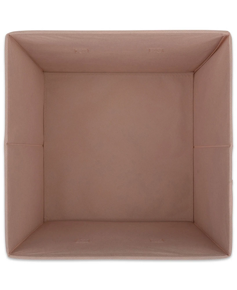 Design Imports Non-woven Polypropylene Cube Solid Millennial Square Set of 2