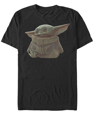 Fifth Sun Men's Star Wars The Mandalorian Child Portrait Short Sleeve T-shirt