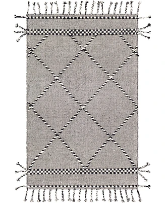 Closeout! Livabliss Apache Apa-2306 Black 5' x 7'6" Area Rug
