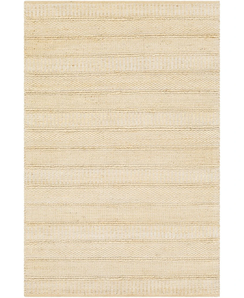 Surya Aria Iaa-1001 White 5' x 8' Area Rug