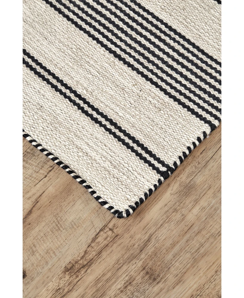 Feizy Duprine R0560 Black 2' x 3' Area Rug