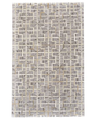Feizy Fannin R0756 Ivory 2' x 3' Area Rug