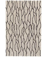 Feizy Enzo R8734 Black 2'6" x 8' Runner Rug
