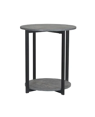 Household Essential Greystone Low Side Table