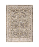 Oriental Weavers Maharaja 40M Beige and Gray 2'3" x 7'6" Runner Rug