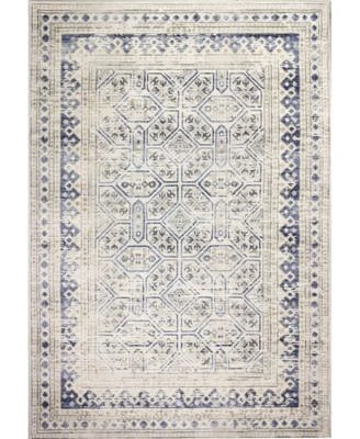 Closeout Bashian Mesa Mes 05 Ivory Blue Rug