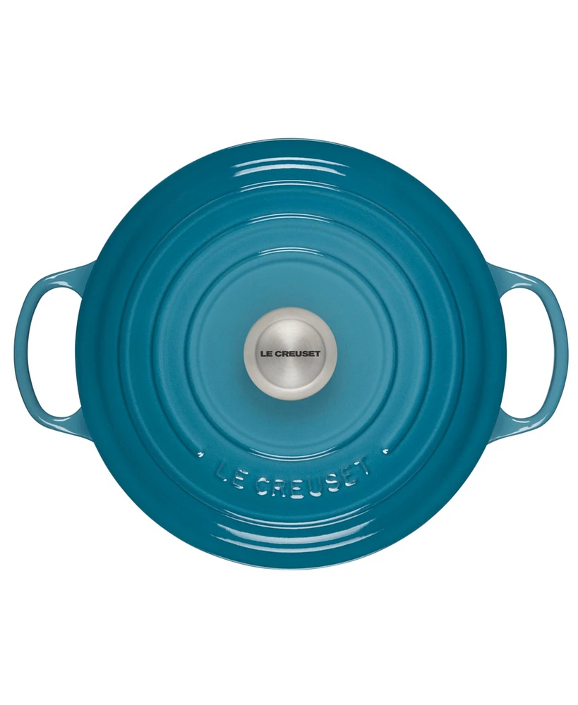 Le Creuset Caribbean Signature Enameled Cast Iron 5.5 Qt. Round Dutch Oven