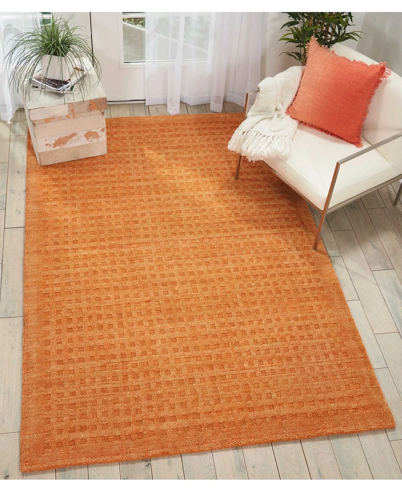 Nourison Home Marana MNN01 Tangerine 3'9" x 5'9" Area Rug